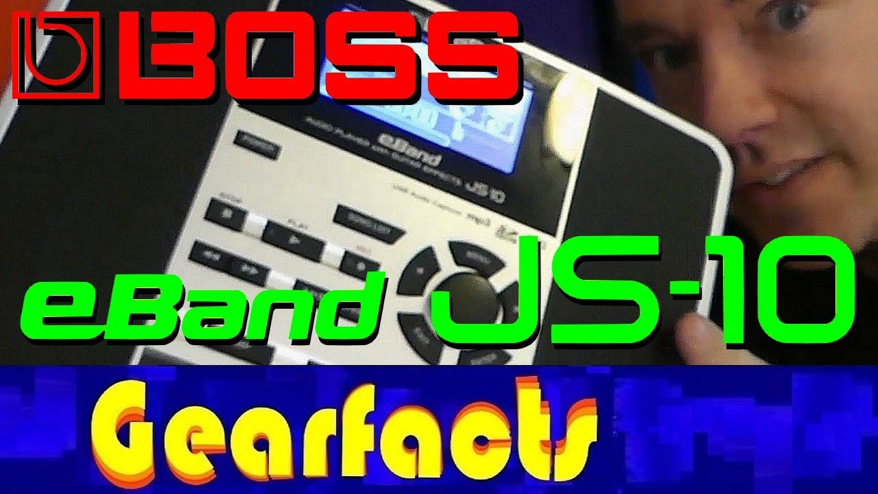 Boss JS-10 Virtual band, effects toolkit, USB interface and guitar