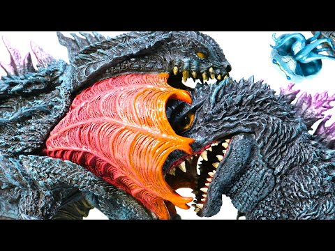 Orga(phaseⅡ) swallows Godzilla whole【GODZILLA2000】figure - YouTube