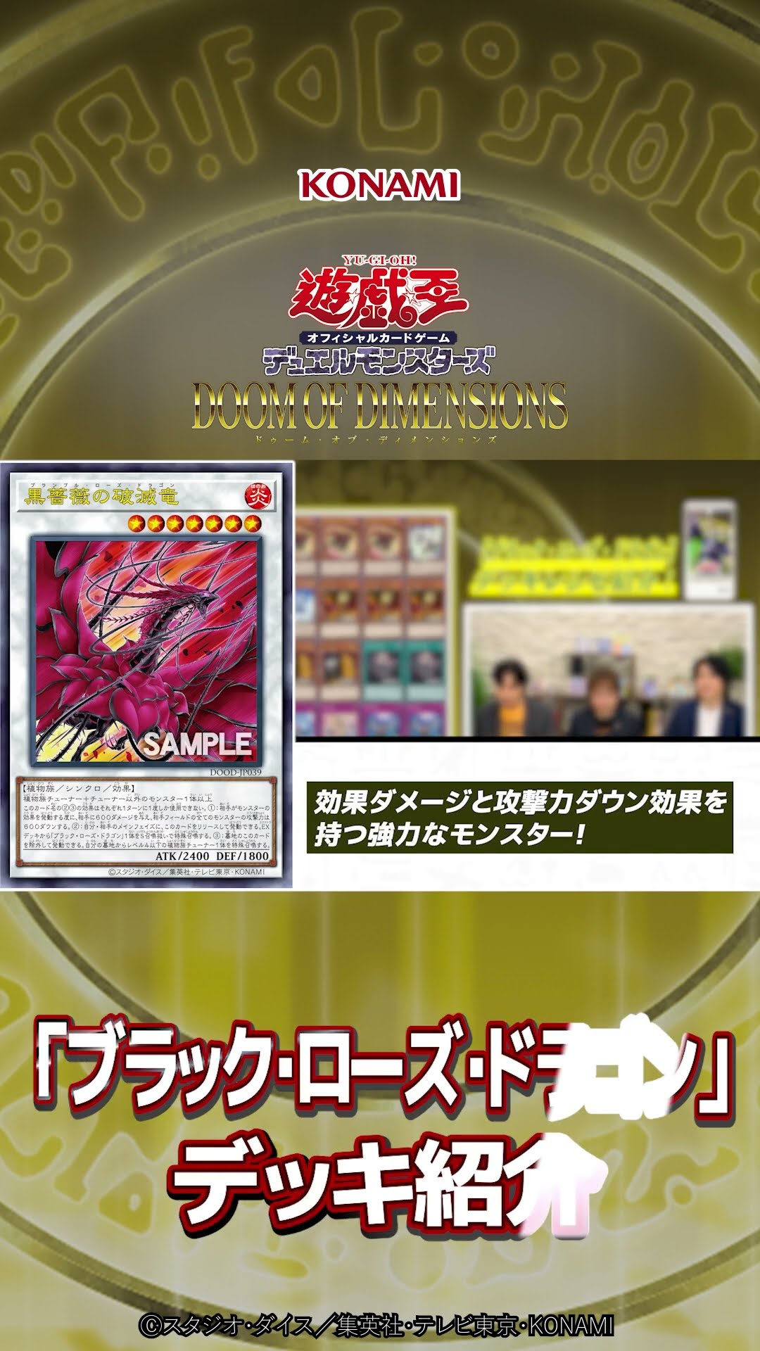 公式】「ブラック・ローズ・ドラゴン」デッキ紹介【遊戯王OCG