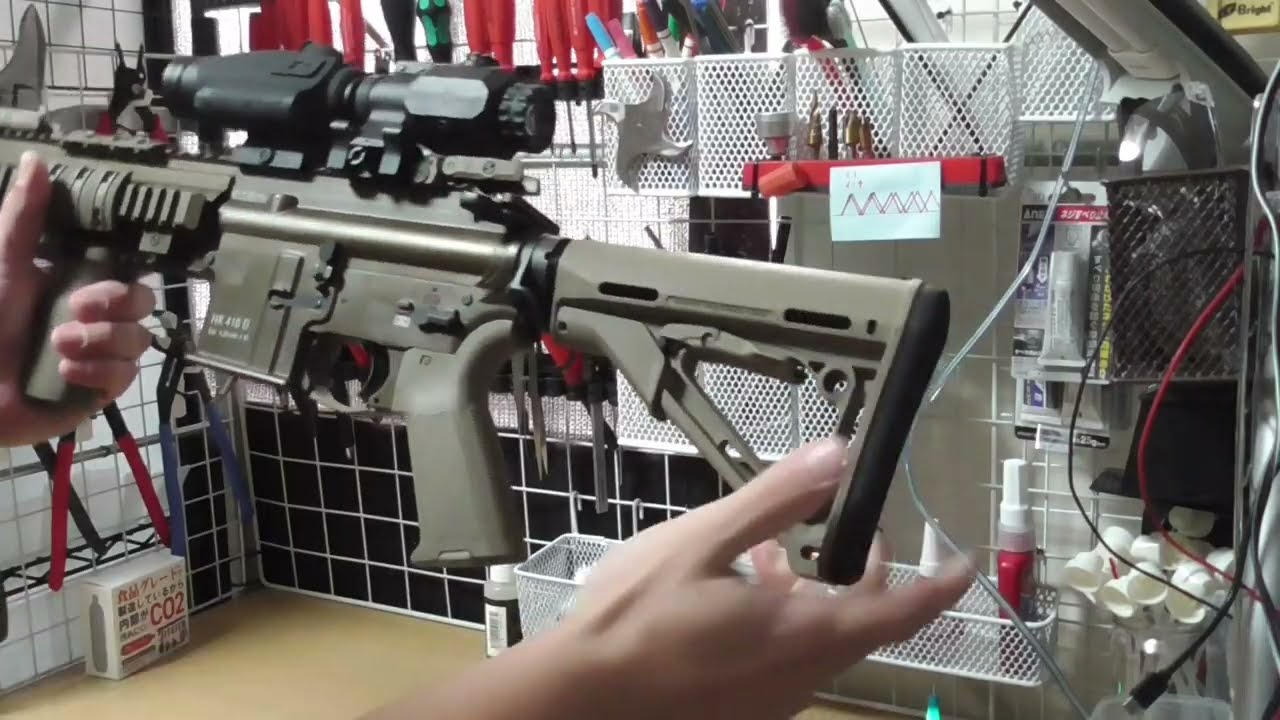 XM177 WELL MR-711 約4000円エアコキ エアガンレビュー - YouTube