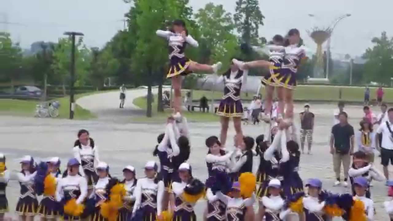 ②長野商業チアリーディング部パンサーズバージョン②「キラキラ輝く