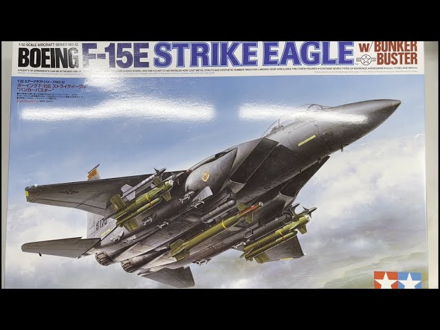 Tamiya Boeing F-15E Strike Eagle w/Bunker Buster 1/32 Scale Model