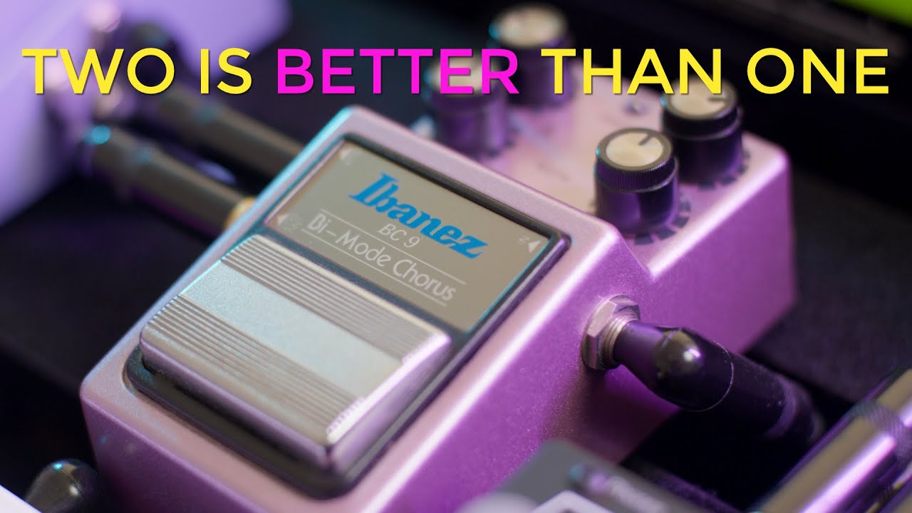 The crazy Ibanez BC9 Bi-mode analog chorus pedal from 1982. Does