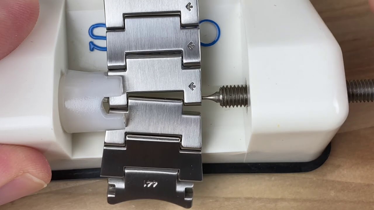 Seiko Pin and Collar bracelet sizing with Seiko s-926 tool (no