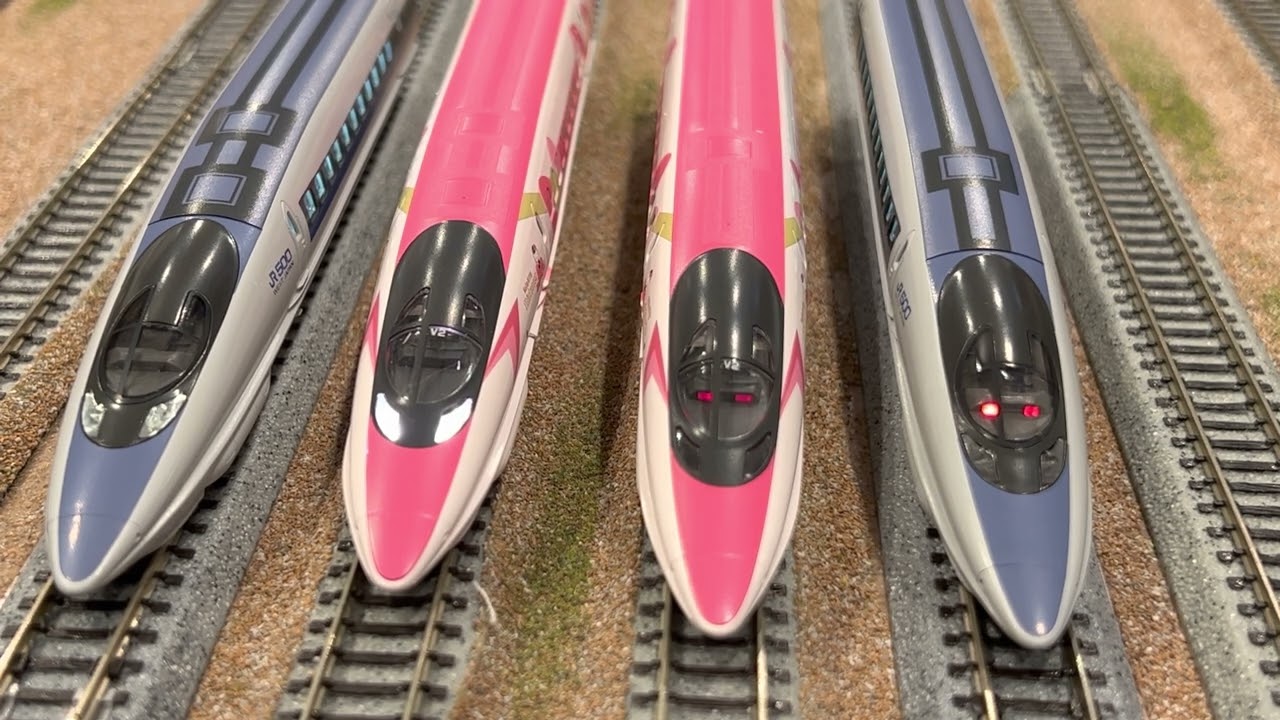 N Gauge] TOMIX 500 Series Sanyo Shinkansen Hello Kitty Shinkansen