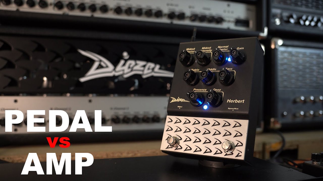 Diezel Herbert Pedal vs. Herbert Amp - This pedal is nuts! - YouTube