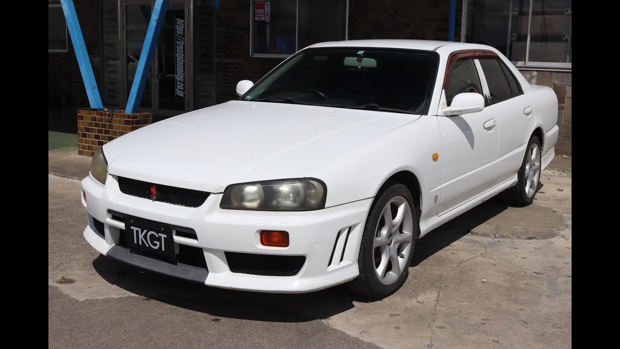 1998 NISSAN SKYLINE R34 25GT-X TURBO MT #4156 - YouTube