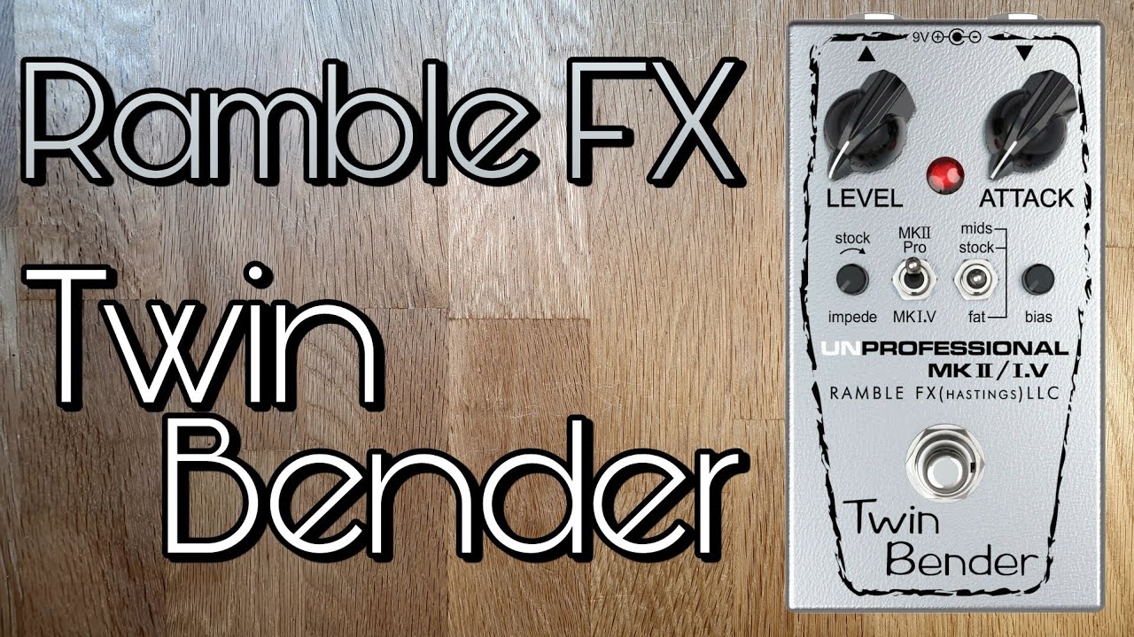 Ramble FX Twin Bender Fuzz | Delicious Audio