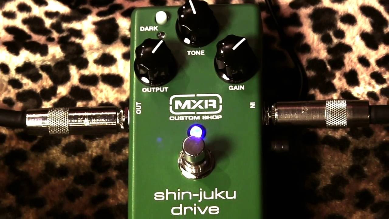 MXR Custom Shop Shin-Juku Drive overdrive demo w Suhr Tele - YouTube