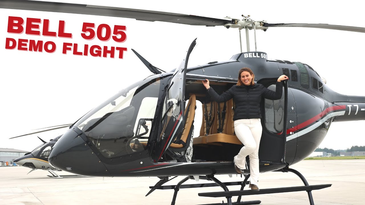 I GOT TO FLY the BELL 505 Jet Ranger X !! - Demo Flight with a