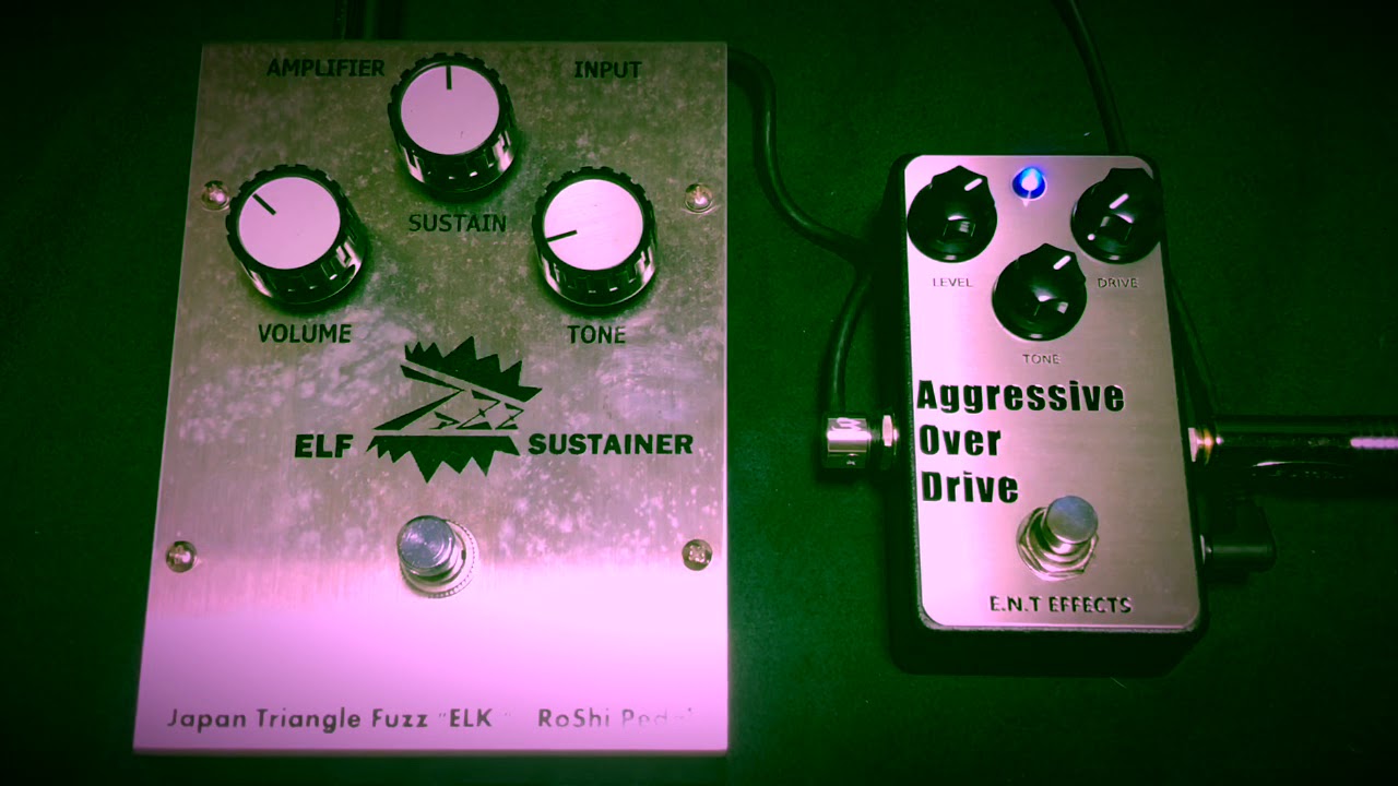 Aggressive Over Drive」をブースターとして活用～マフ系ペダル[RoShi