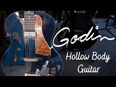 Guitar of the Day - Godin 5th Avenue Night Club semi-hollow - YouTube