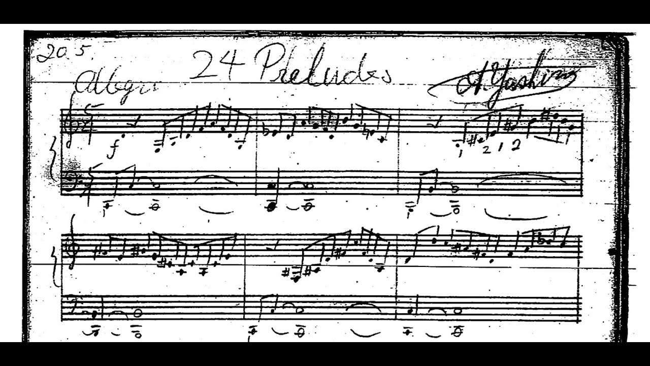 Akio Yashiro: 24 Preludes 矢代秋雄：24のプレリュード（前奏曲