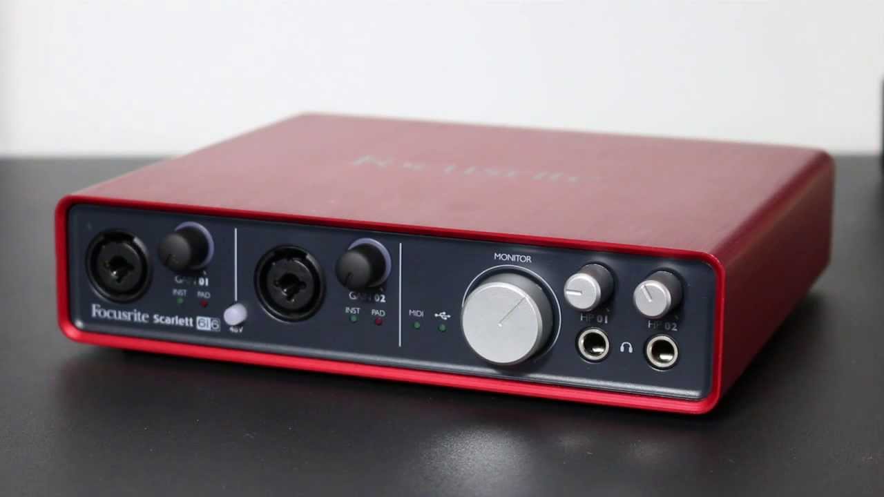 Focusrite Scarlett 6i6 | Scarlett 6i6 | Music Gateway
