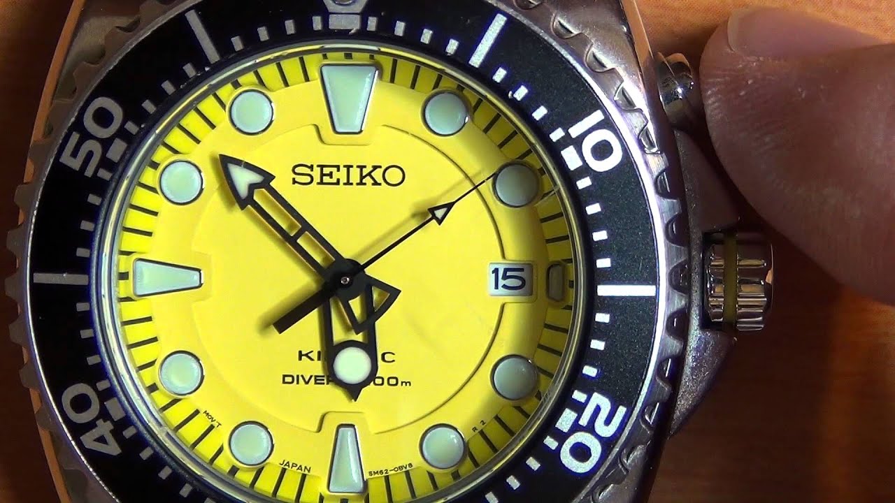 Wrist Watch Review: Part 6 - Seiko Kinetic (SCUBA) Diver's 200m