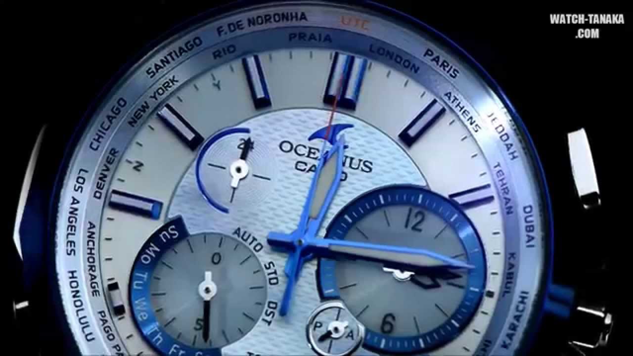 CASIO OCEANUS Manta OCW-S2400P-2AJF カシオ オシアナス マンタ - YouTube