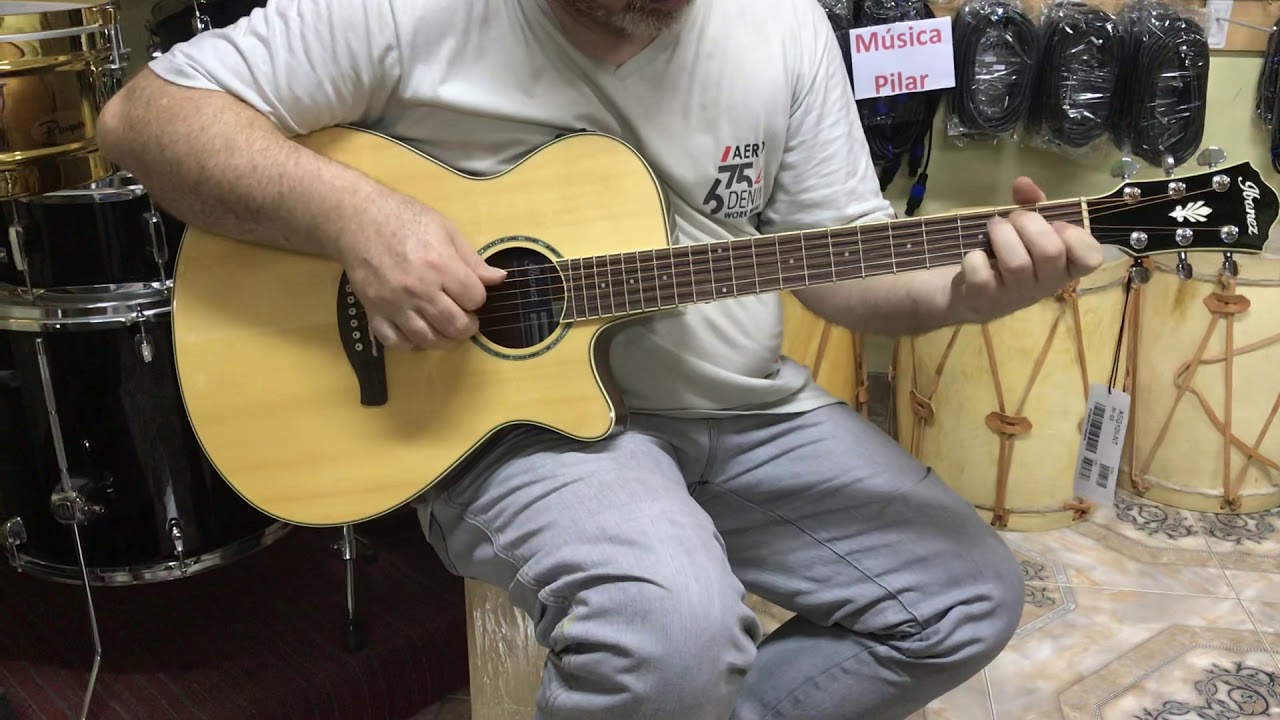 Ibanez aeg10ii nt - YouTube