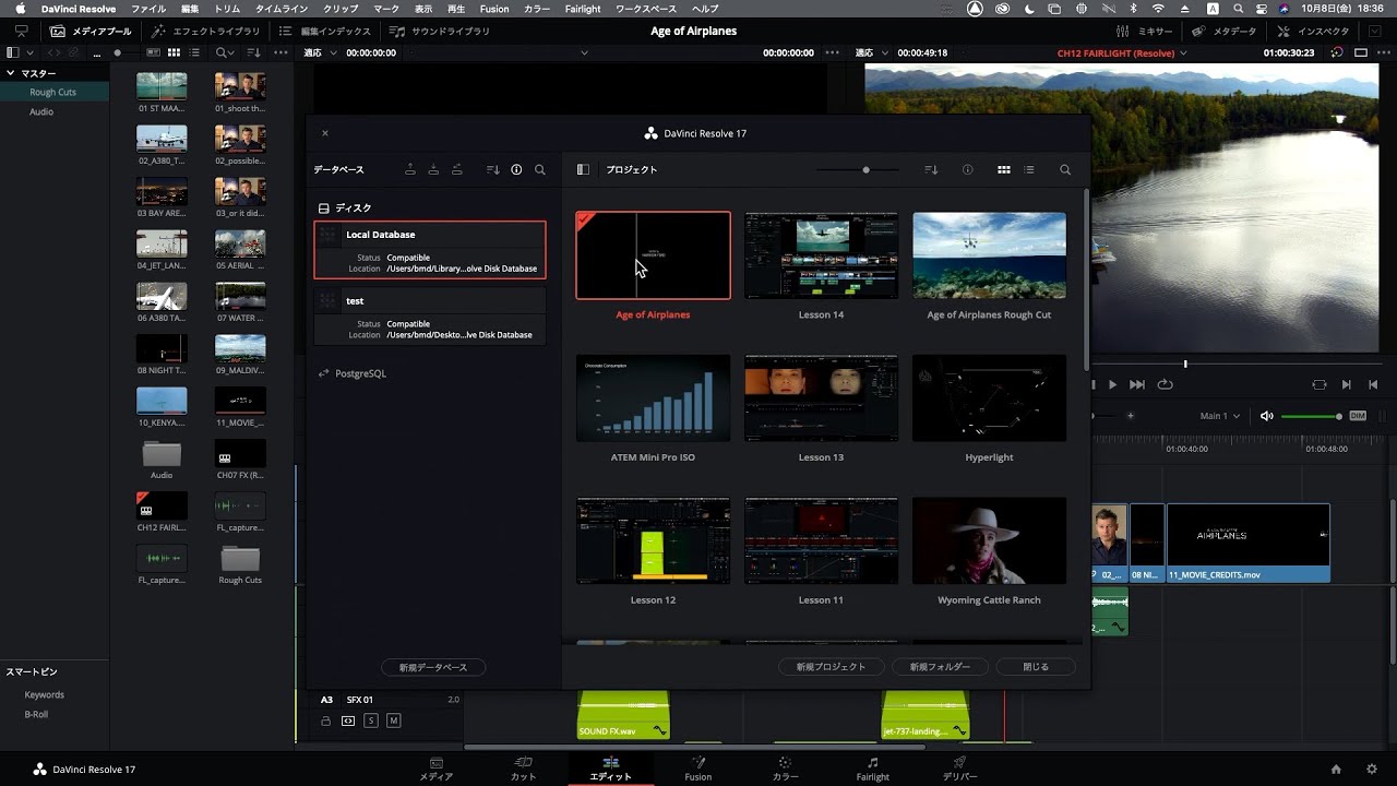 DaVinci Resolve 17 入門講座 #15｜メディア管理とプロジェクト
