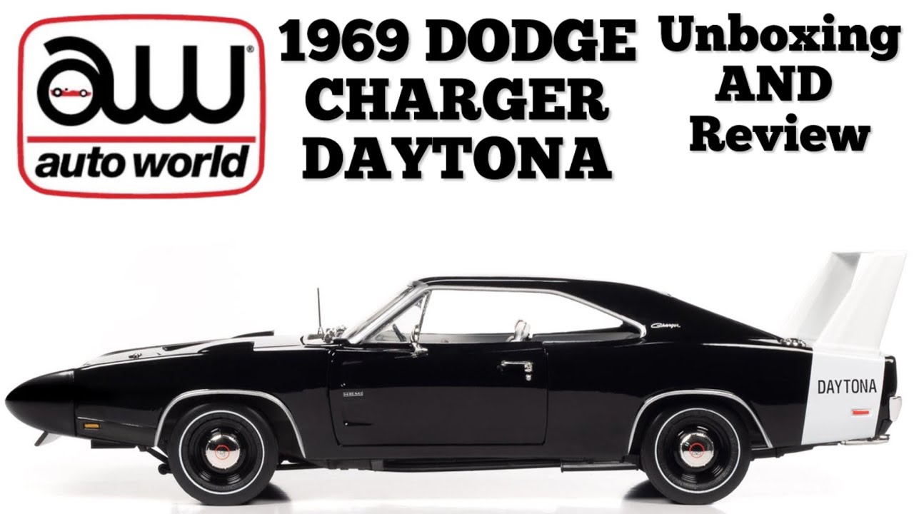 1/18 1969 Dodge Charger Daytona By AUTO WORLD! - YouTube