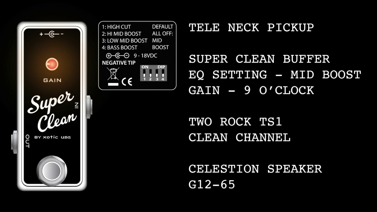 Xotic Super Clean Buffer （スーパークリーン バッファー エキゾ