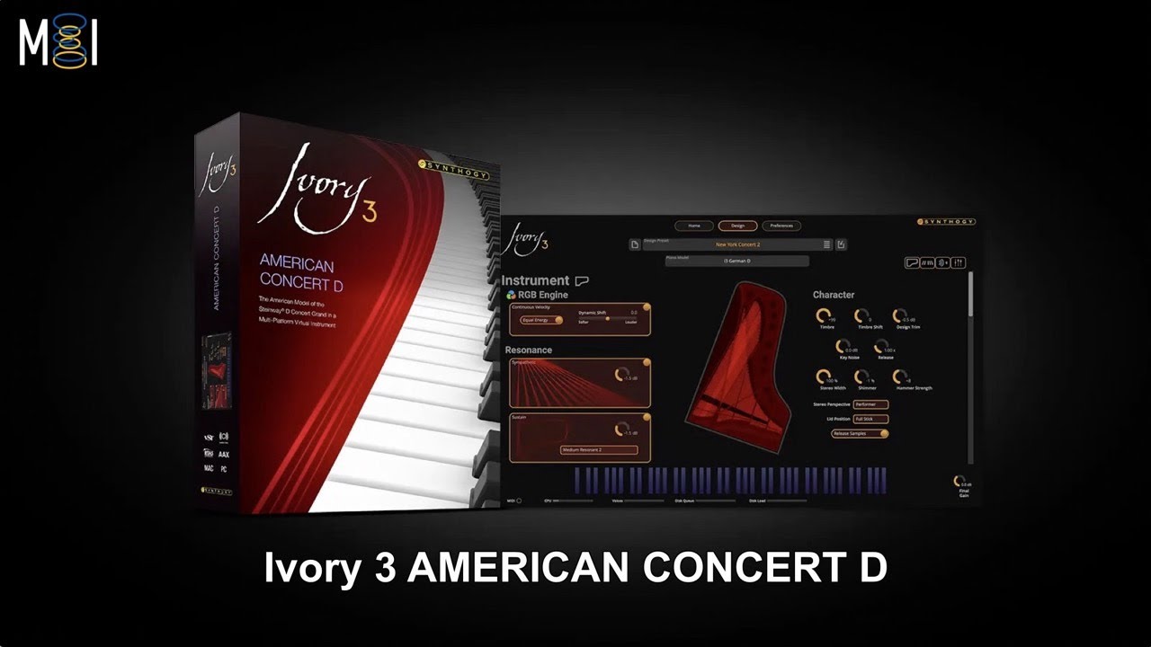 Synthogy ピアノ音源 Ivory 3 American Concert D ダウンロード版 正規