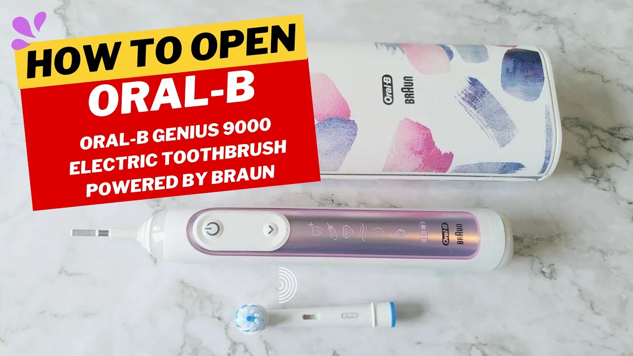 How to open Oral-B GENIUS 9000 Electric Toothbrush Powered by