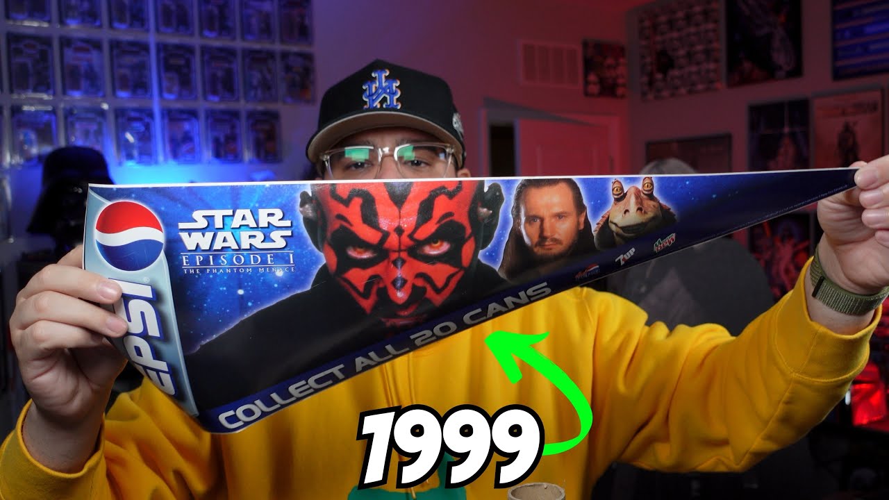 Relive the Iconic 1999 Star Wars Phantom Menace x Pepsi x Darth