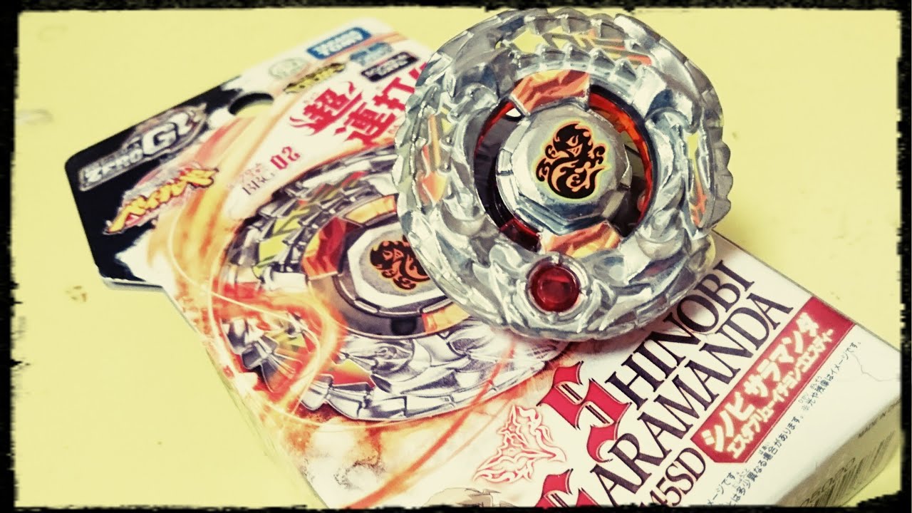 Shinobi Salamanda Metal Fight Beyblade [L×3 Beyblade #2] - YouTube