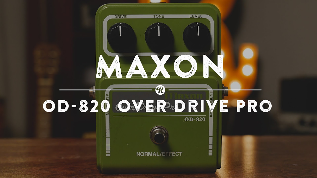 Maxon OD - 820 Over Drive Pro | Reverb Demo Video - YouTube