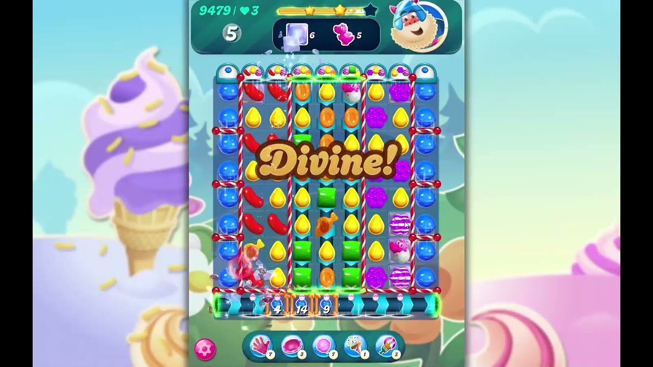 Candy Crush Saga Level 9479 - YouTube