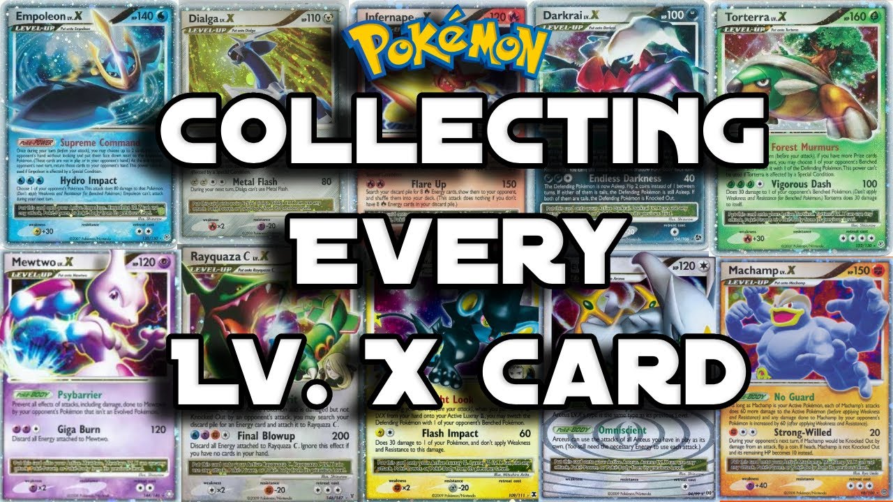 I Collected Every Lv. X Pokemon Card - YouTube