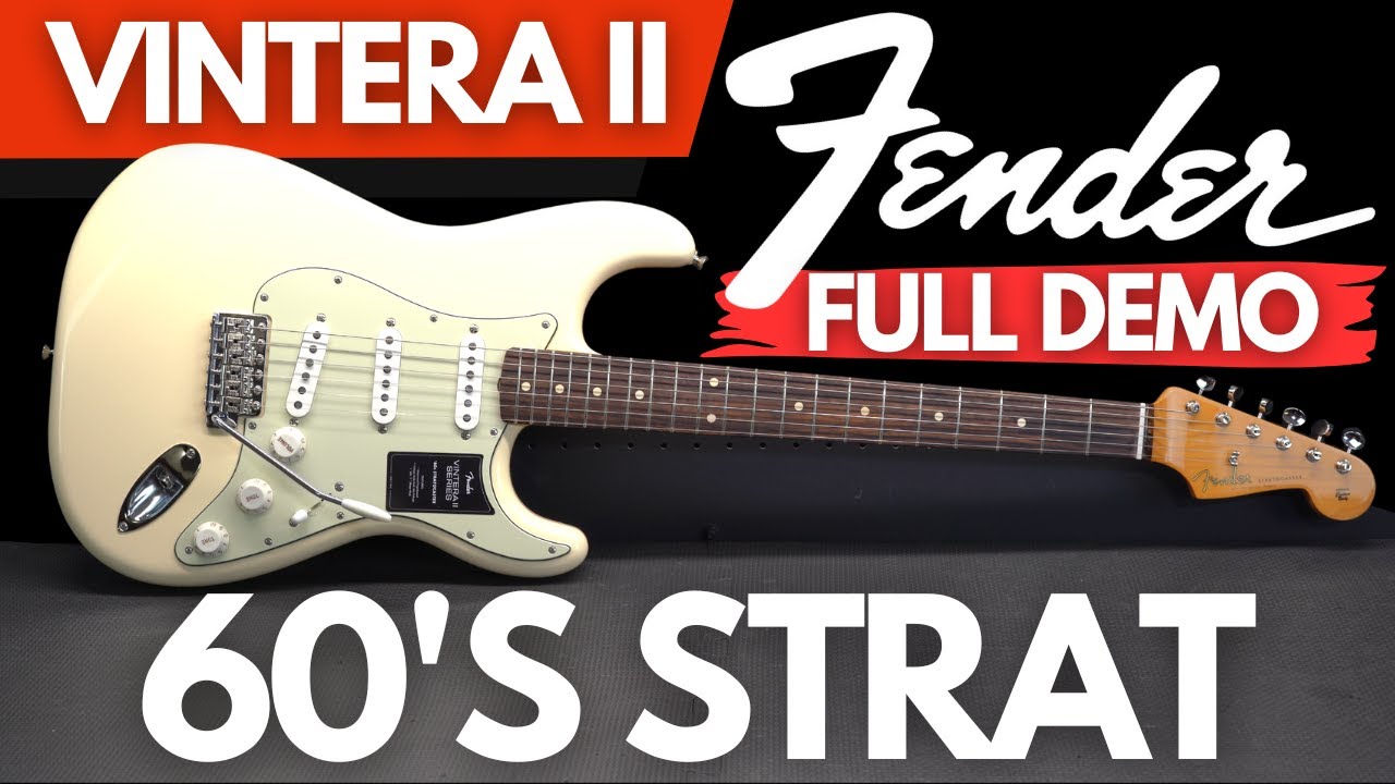 Fender Vintera II '60s Stratocaster (BEST Mexican Strat) - YouTube