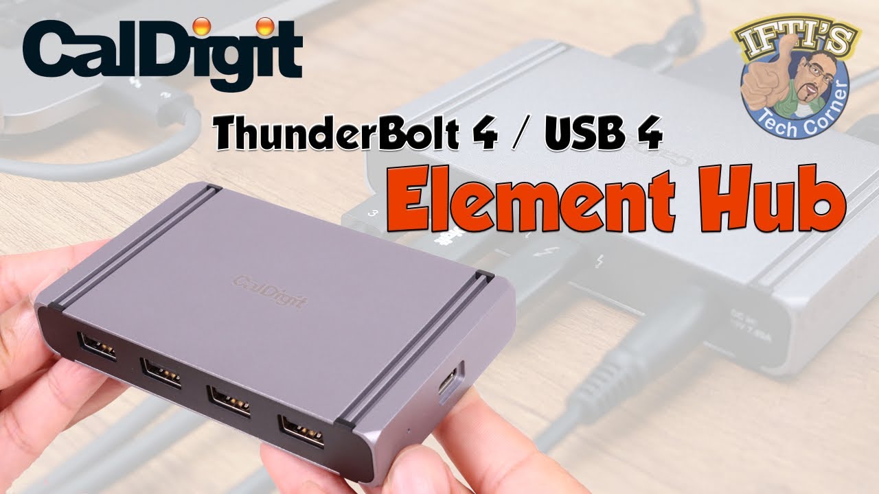 Caldigit Thunderbolt 4 (USB 4) Element Hub : REVIEW - YouTube