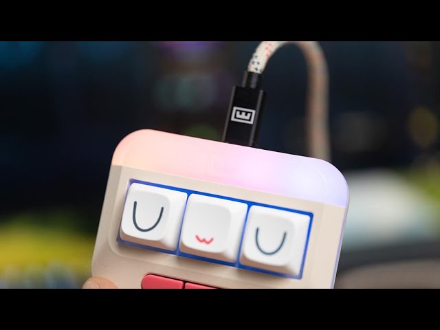 可愛くてパワフルなミニキーボード Wooting UwU - YouTube