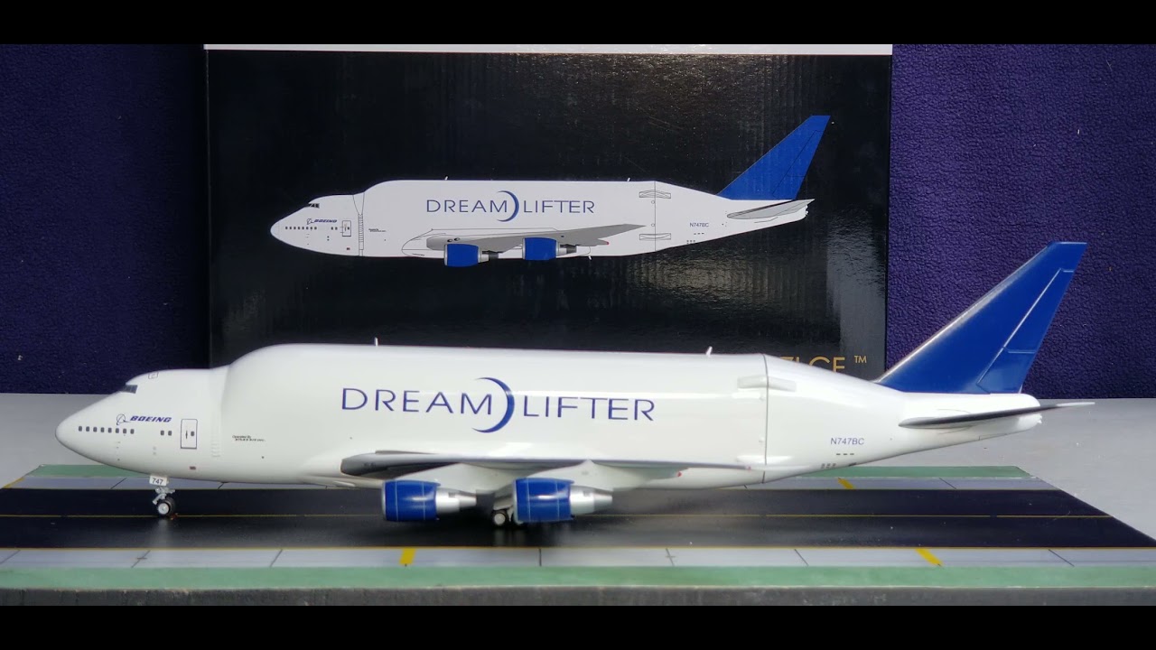 Gemini 200 B747 Dreamlifter LCF(Large Cargo Freighter)Review(FHD