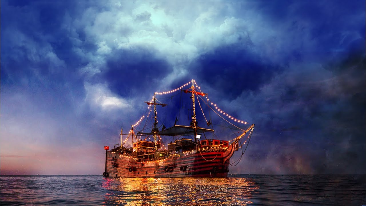 海賊船『キャプテン・フック』ディナークルーズ 本場カリブの海賊に