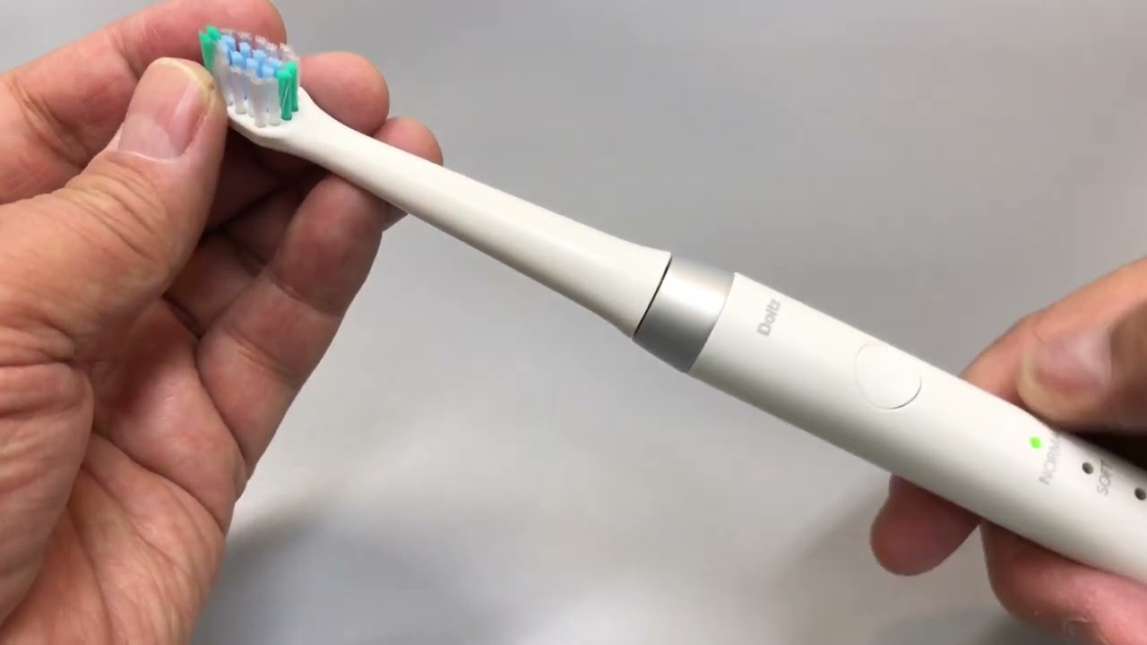 音波振動ハブラシ ドルツEW-DM62-W」音の確認① - YouTube