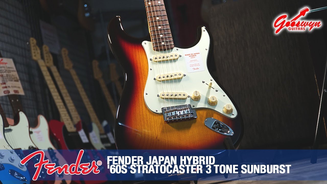 Fender Japan Hybrid '60S Stratocaster 3 Tone Sunburst Made in