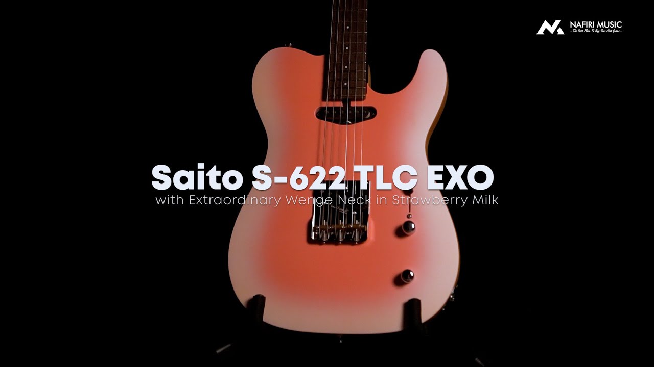 Saito S-622 TLC EXO with Extraordinary Wenge Neck in Strawberry