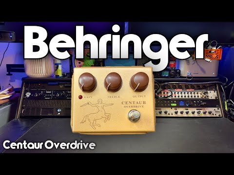 Behringer: Centaur Overdrive (Demo) - YouTube