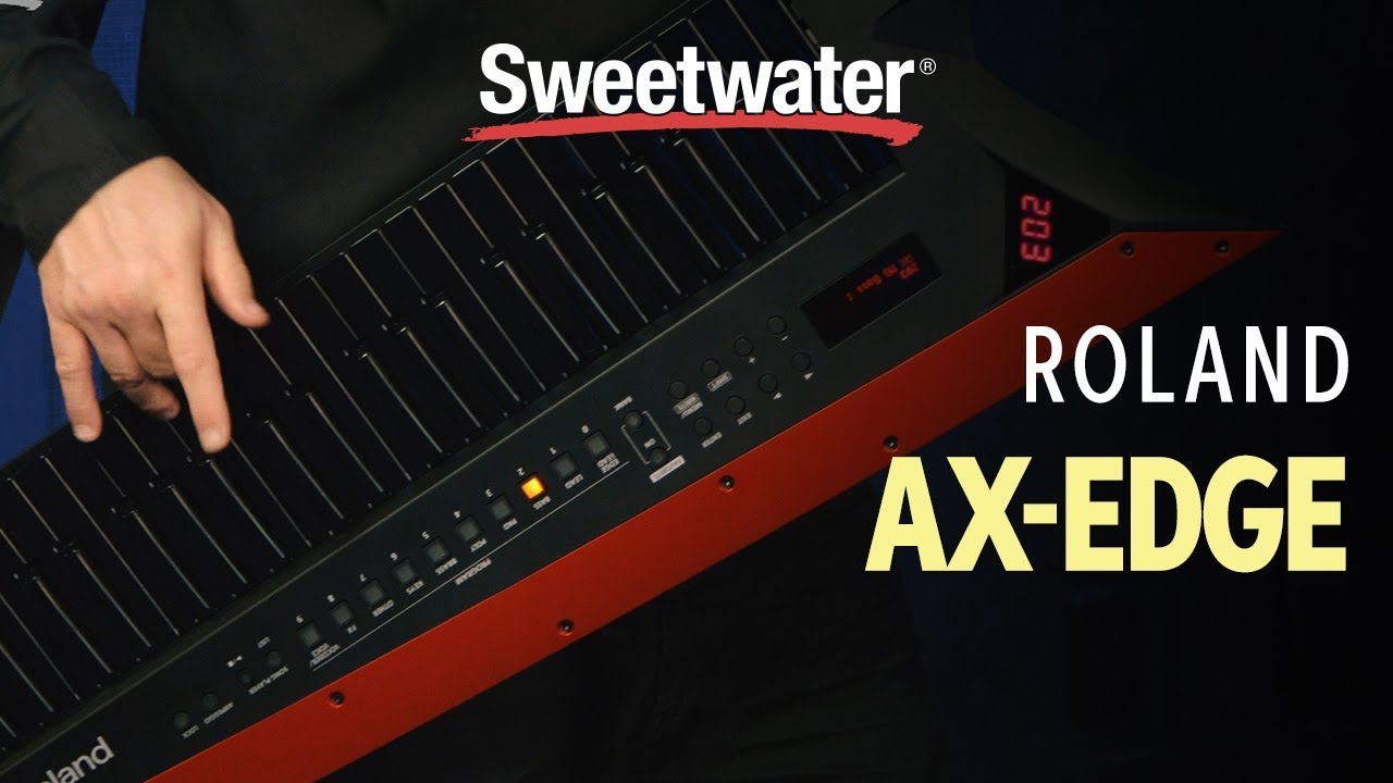 Roland AX-Edge 49-Key Keytar Synth Demo — Daniel Fisher - YouTube