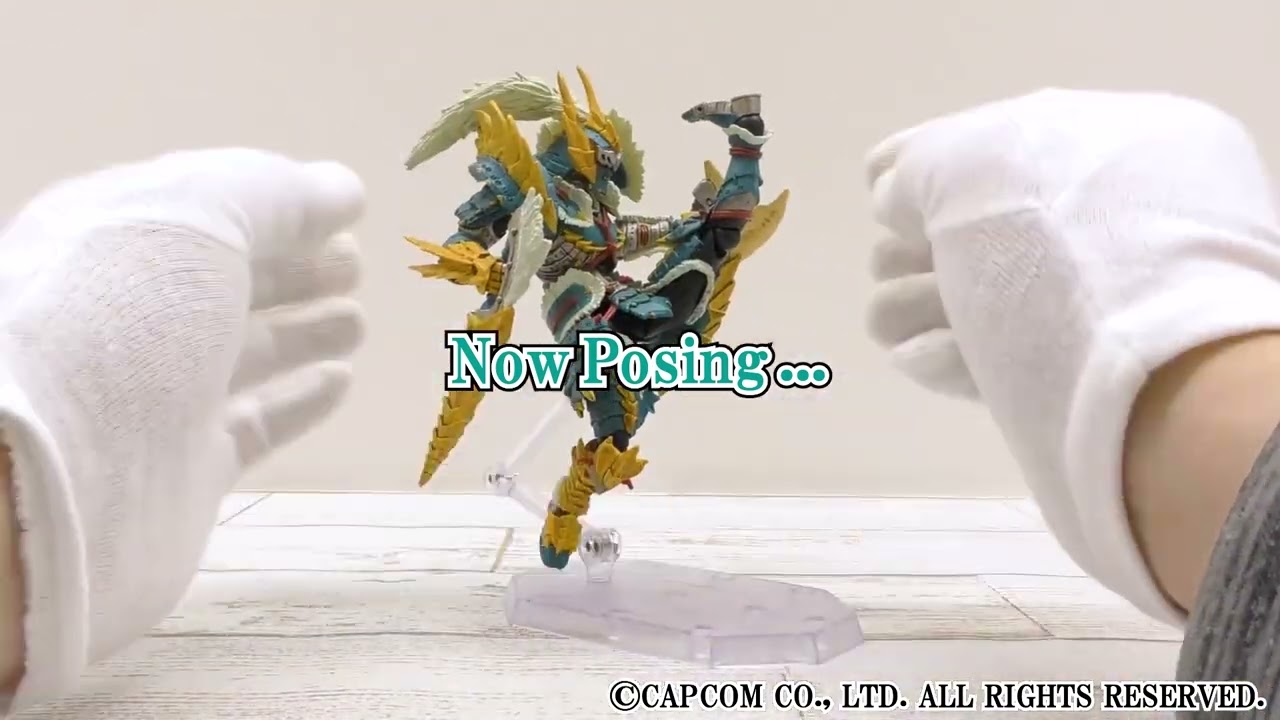 可動編】リボルテックヤマグチ ハンター男剣士 ジンオウシリーズ - YouTube