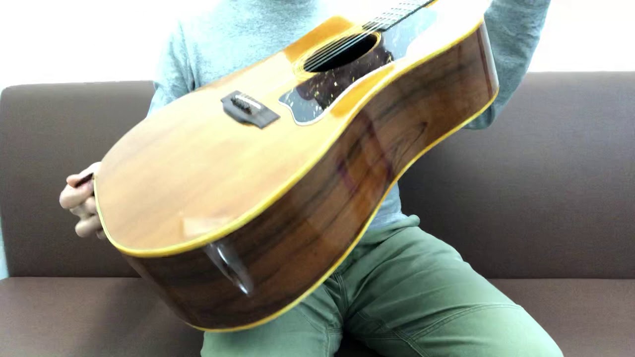 Chaki W-100 made by Shiro Tsuji 1976 [LAST GUITAR] - YouTube