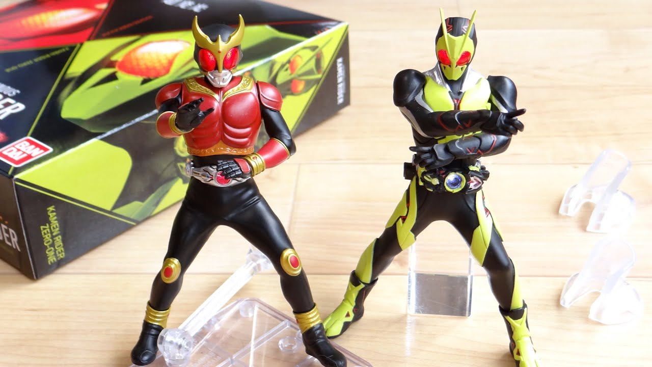 Kuuga and Zero-One are super luminous! Premium Bandai exclusive
