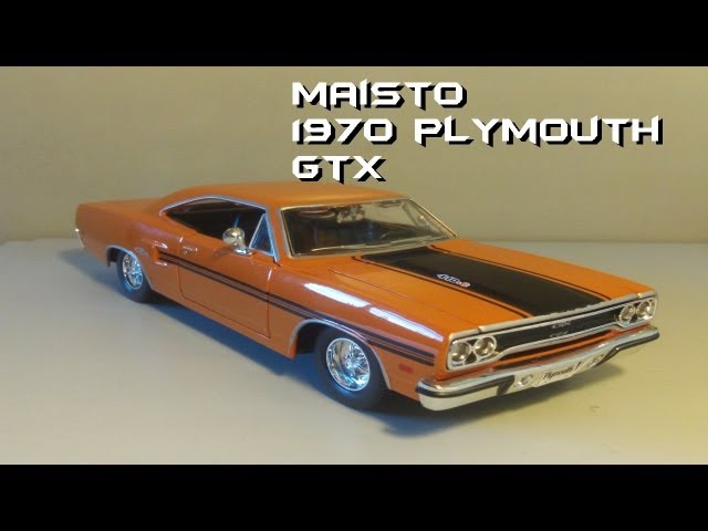 Maisto 1:25 1970 Plymouth GTX Review - YouTube