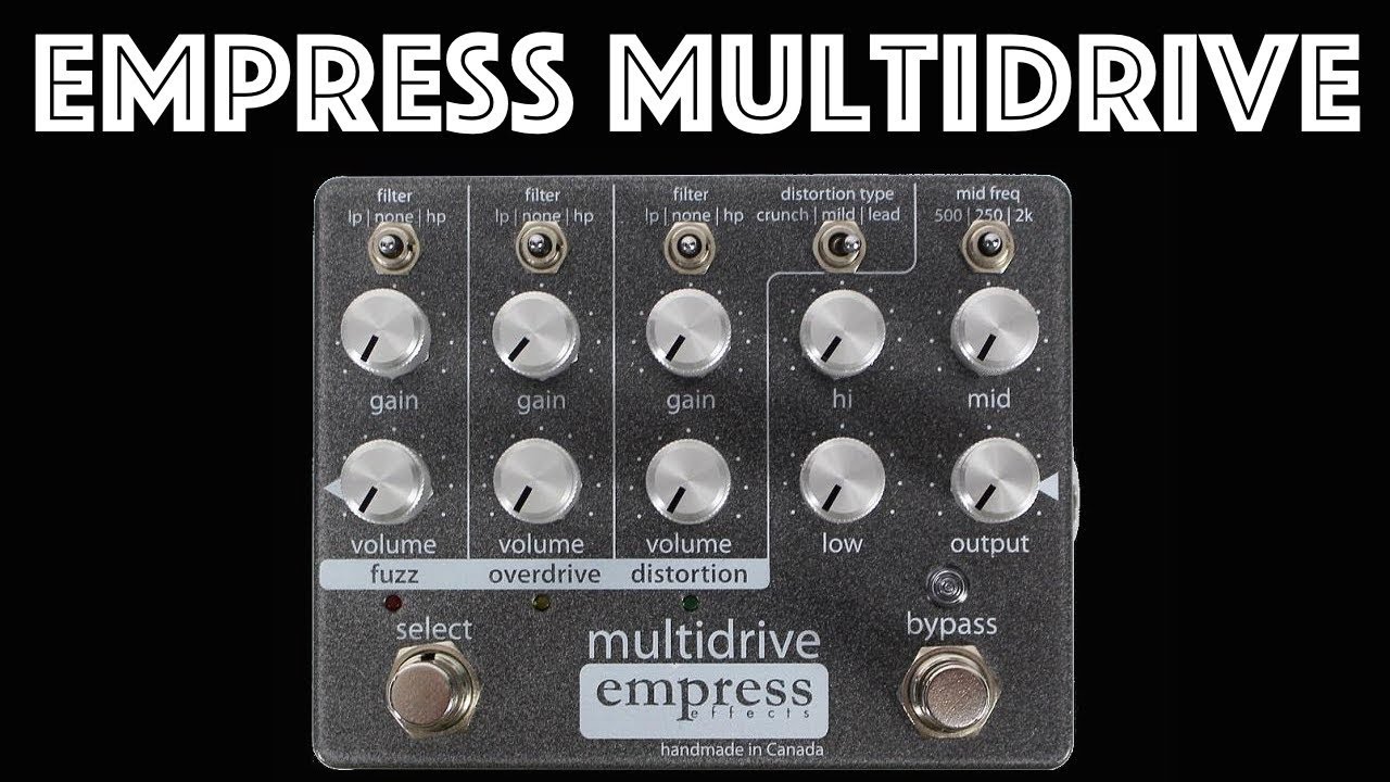Empress Multidrive Demo - YouTube