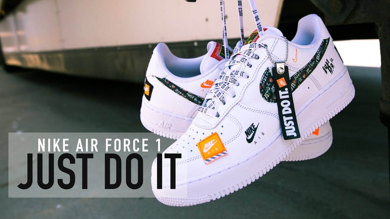 FIRST LOOK: Nike Air Force 1 'Just Do It' | SHIEKH - YouTube