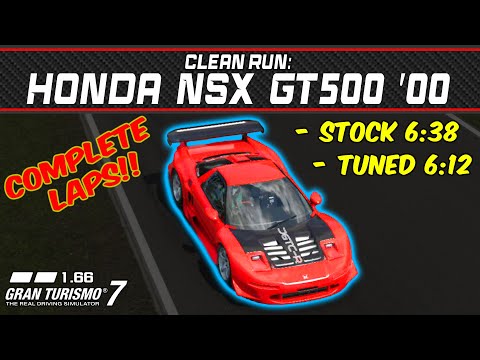 GT7 - Clean Run: Honda NSX GT500 '00 - Gran Turismo 7 - 1.66 - YouTube