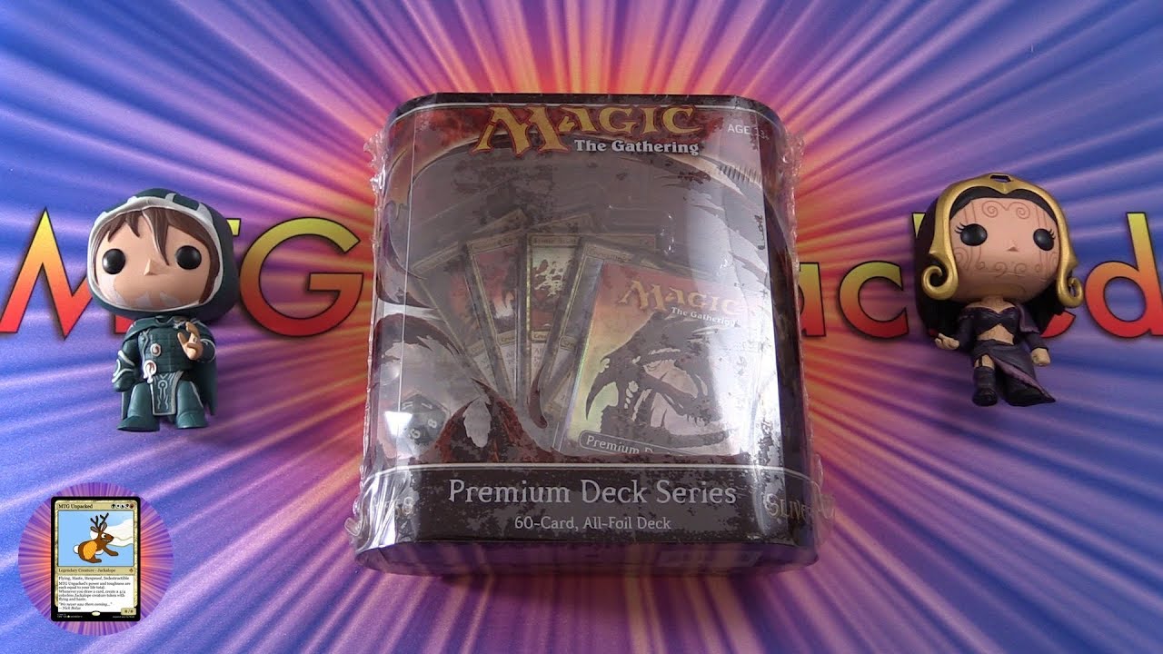 Slivers Premium Deck Series All-Foil Deck Unboxing - YouTube