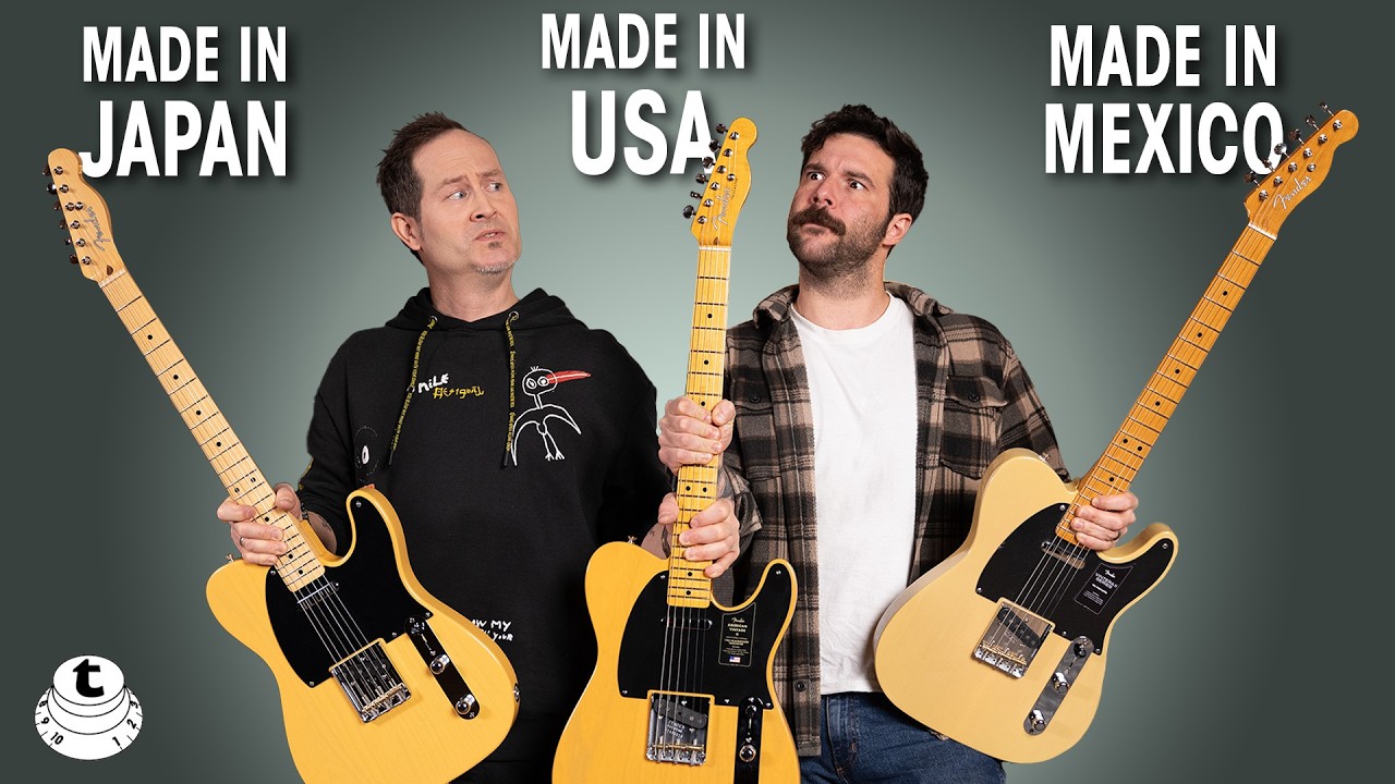 Fender Telecaster - Made in Mexico, Japan & USA | What is the